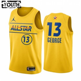 Canotte Bambino Los Angeles Clippers Paul George 13 2021 All-Star Jordan Brand Gold Swingman